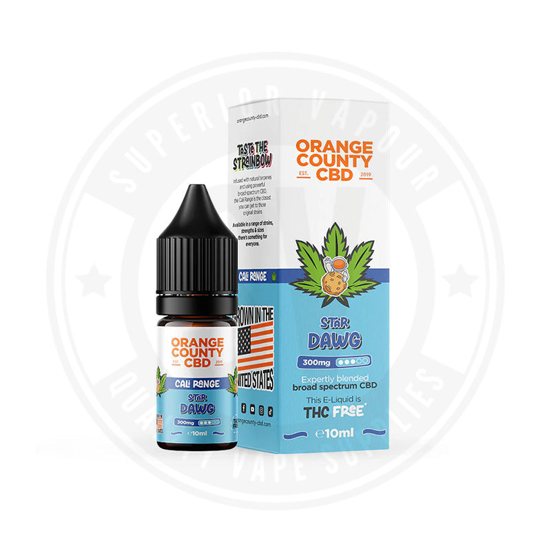 300Mg Cbd 10Ml E-Liquid By Orange County Star Dawg