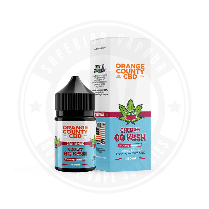 1500Mg Cbd 50Ml E-Liquid By Orange County Cherry Og Kush