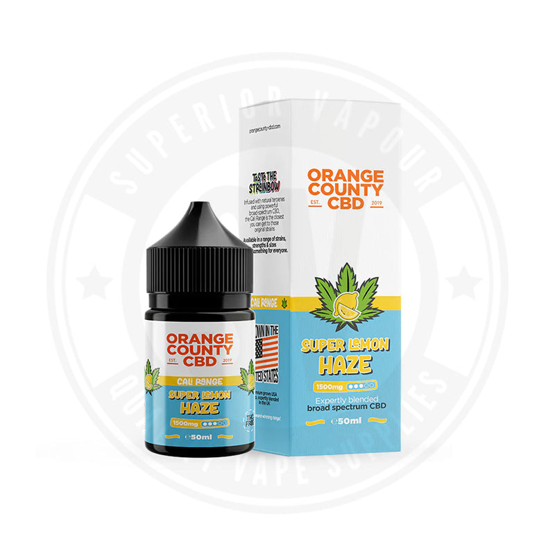 1500Mg Cbd 50Ml E-Liquid By Orange County Super Lemon Haze