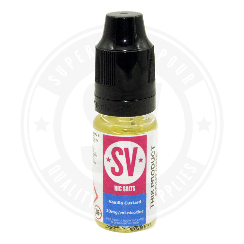 Vanilla Custard Salts E-Liquid 10Ml By Superior Vapour Salt